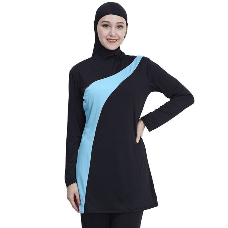 Muslim burkini swimwear Women Nylon Long Sleeve | ManiaShopp.Com