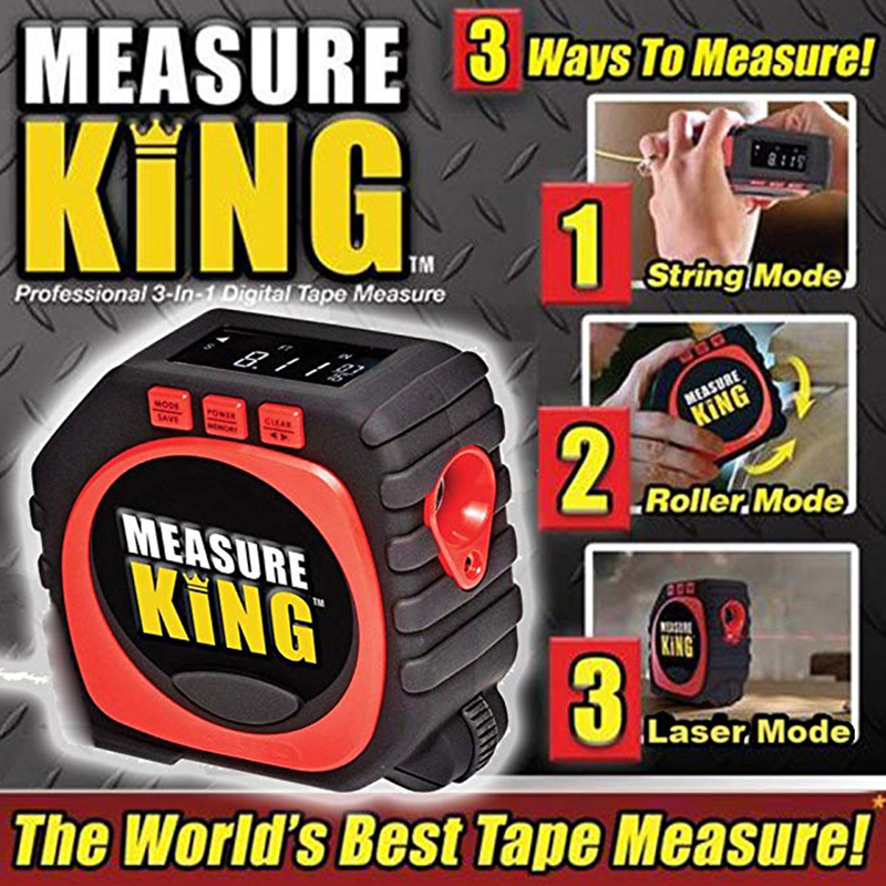 Measure king 3in1 Laser Digital Tape Multifunctional